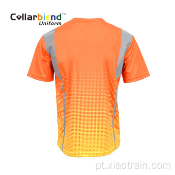 Sublimation Print Reflective T Shirt